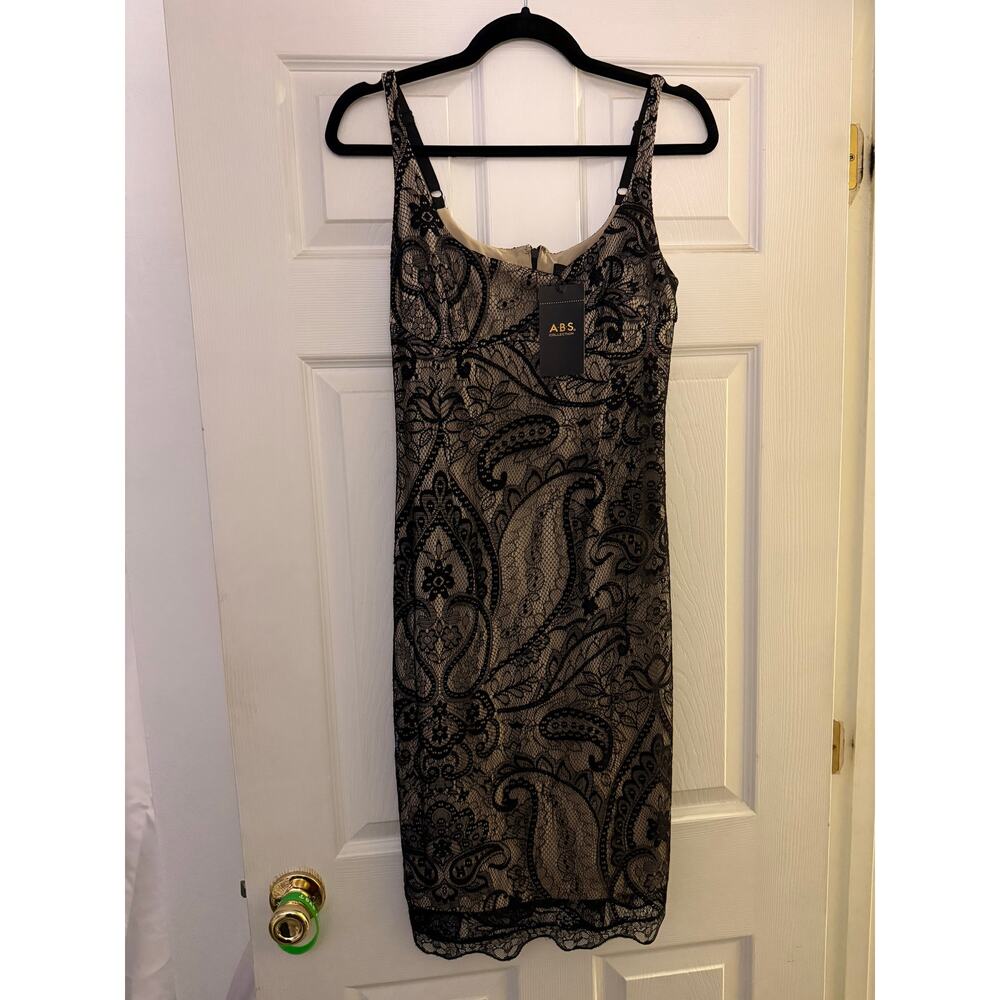Black Lace Dress By A.B.S Size 6